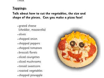 Pizza recipe (to share with families)