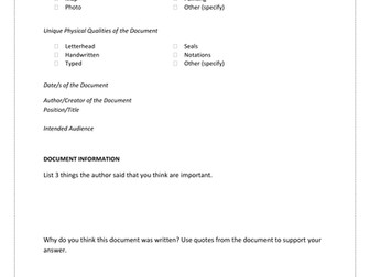 Analysing Historical Evidence - Ned Kelly