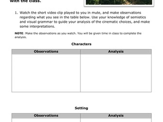 Adaptations: From Page to Screen Unit Outline