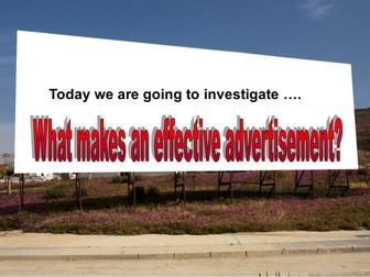 Adverts - What makes a good advert?