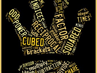 Maths keyword posters