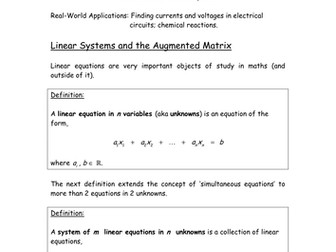 AH Notes 6 (Systems of Equations)
