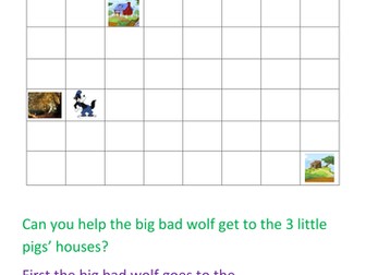 Coordinates and Compass activity sheets
