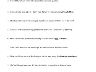 English to French Translations