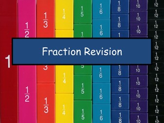 KS3 / GCSE: Fractions Revision Powerpoint