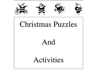 Maths Christmas Activities Booklet