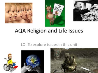 AQA B Religion and life issues, animal rights