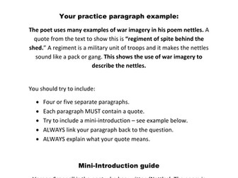 'Nettles' by Vernon Scannell