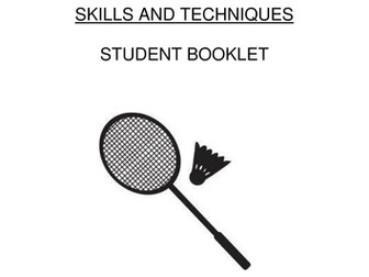 Badminton student booklet