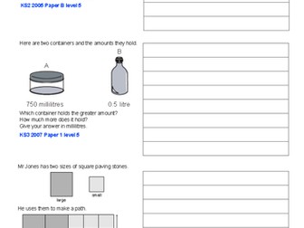 Year 6 Measure Problems Level 5