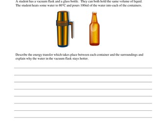 Vacuum Flask extended answer question