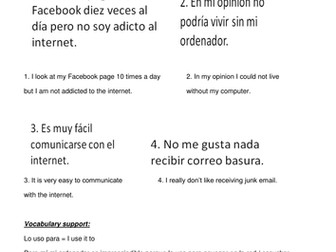 the internet - group talk year 9