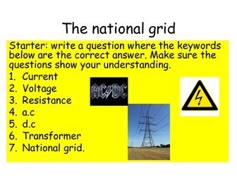 National grid ideas in context 2012