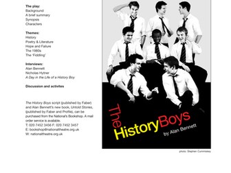 The History Boys 2006 - Resource Pack