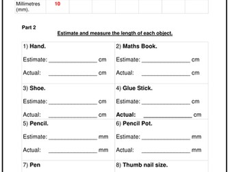 Estimating and Measuring Length