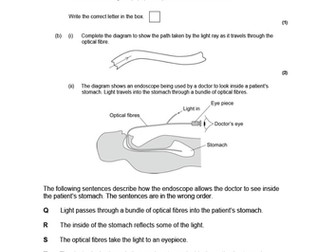 AQA GCSE Physics P1 reflection refraction 2 PPT