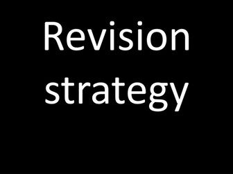 Exam technique / revision strategy PPTs (Science)