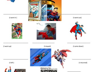 superman does le passe compose with etre
