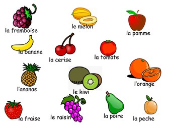 Fruit vocabulary