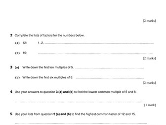 Angles and operations (including negative numbers)