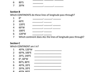 Longitude and Latitude