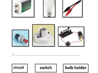 Circuit Components Matching activity.