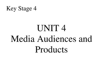 Audience and products