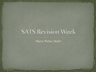 Harry Potter SATS Revision