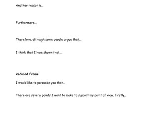 Persuasive writing features