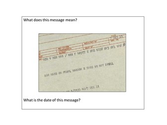 Lesson on Pearl Harbor