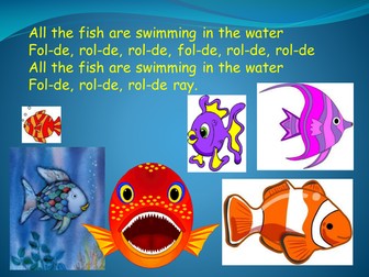 All the fish are singing in the water- action song