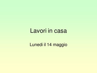 Lavori in casa