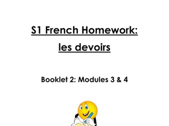 S1 Homework Booklets