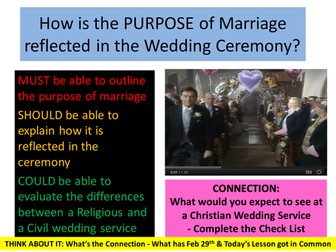 Purpose of Marriage in the Catholic Church