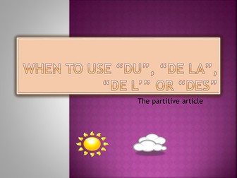 Partitive articles the easy way