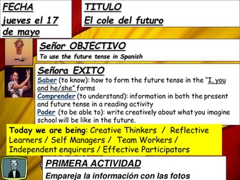 'El cole del futuro' and 'El acoso escolar'