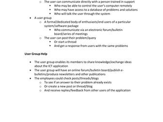 A level ICT Revision Notes