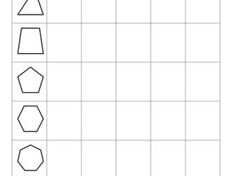 Sum and Interior Angles Worksheet