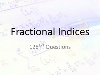 Fractional Indices Quiz