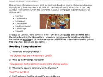 Les Jeux Olympiques Londre 2012
