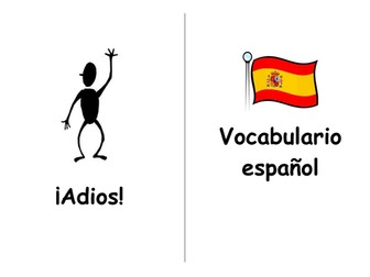 Spanish picture vocabulary book