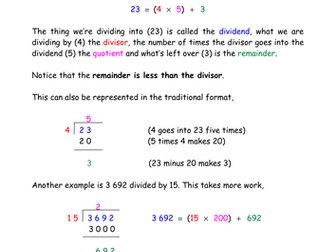 Long Division