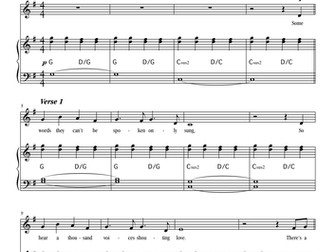 Sing Commonwealth Backing, Music, PowerPoint