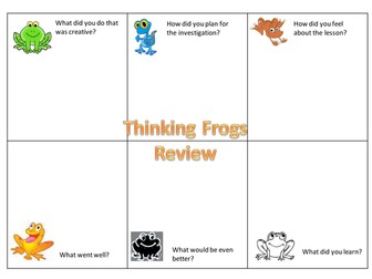 Thinking Frogs Review Sheet