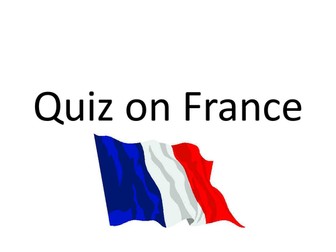 Quiz on France