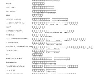 A2 Photosynthesis revision activities