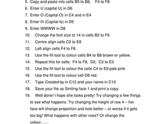 Spreadsheet icebreaker