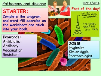 AQA Science B Disease, Antibiotics, Vaccines