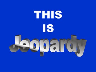 Mathematics Jeopardy Year 7 Easy General Revision