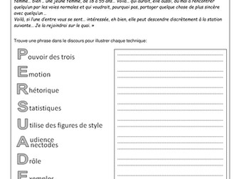 French short film study for KS4 (Y10)